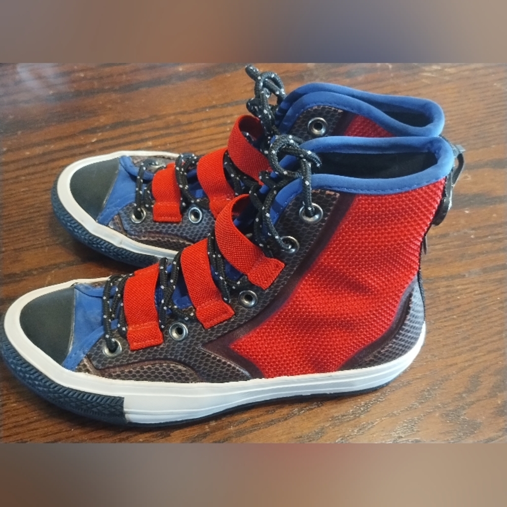Converse‎ Big Kid Chuck 70 Tech Hiker Hi 262285C Red/Blue/Black 5.5 - Picture 2 of 6